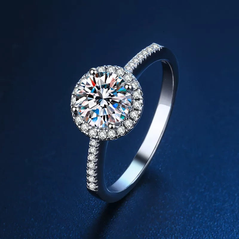 Halo Pavé Eternity Ring