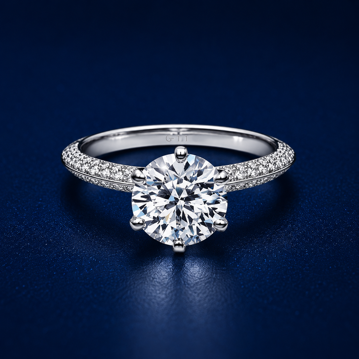 Pavé Intertwined Eternity Ring