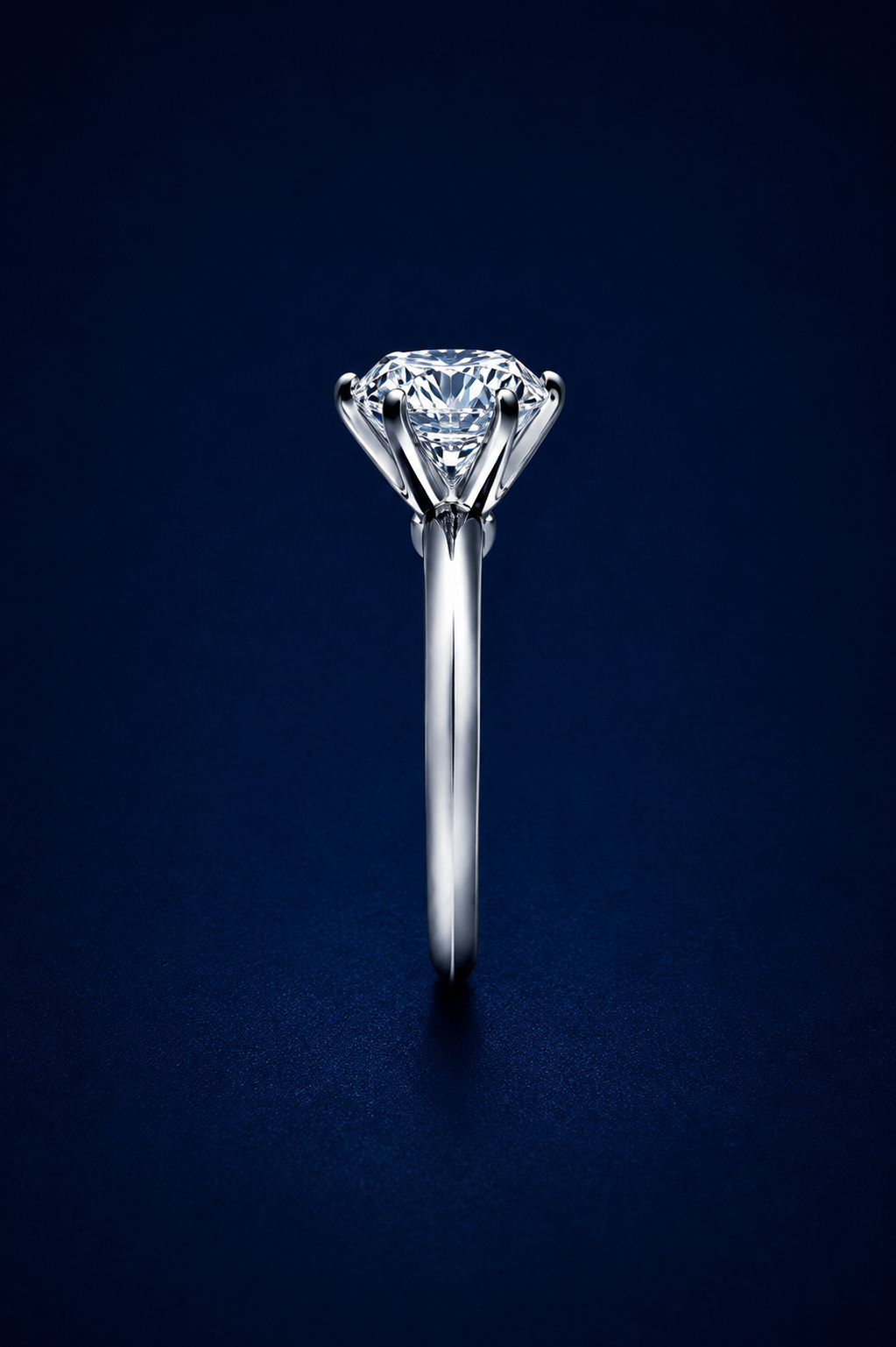 Solitaire Six Prong Eternity Ring